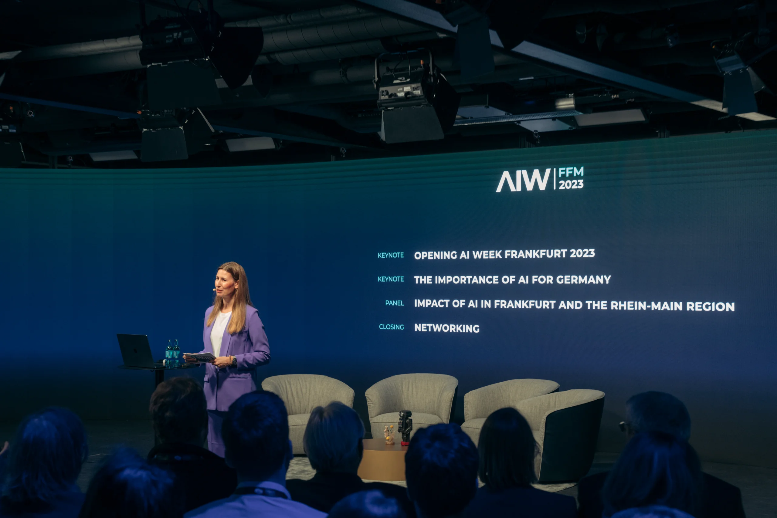 AI Week keynote opening night in Frankfurt